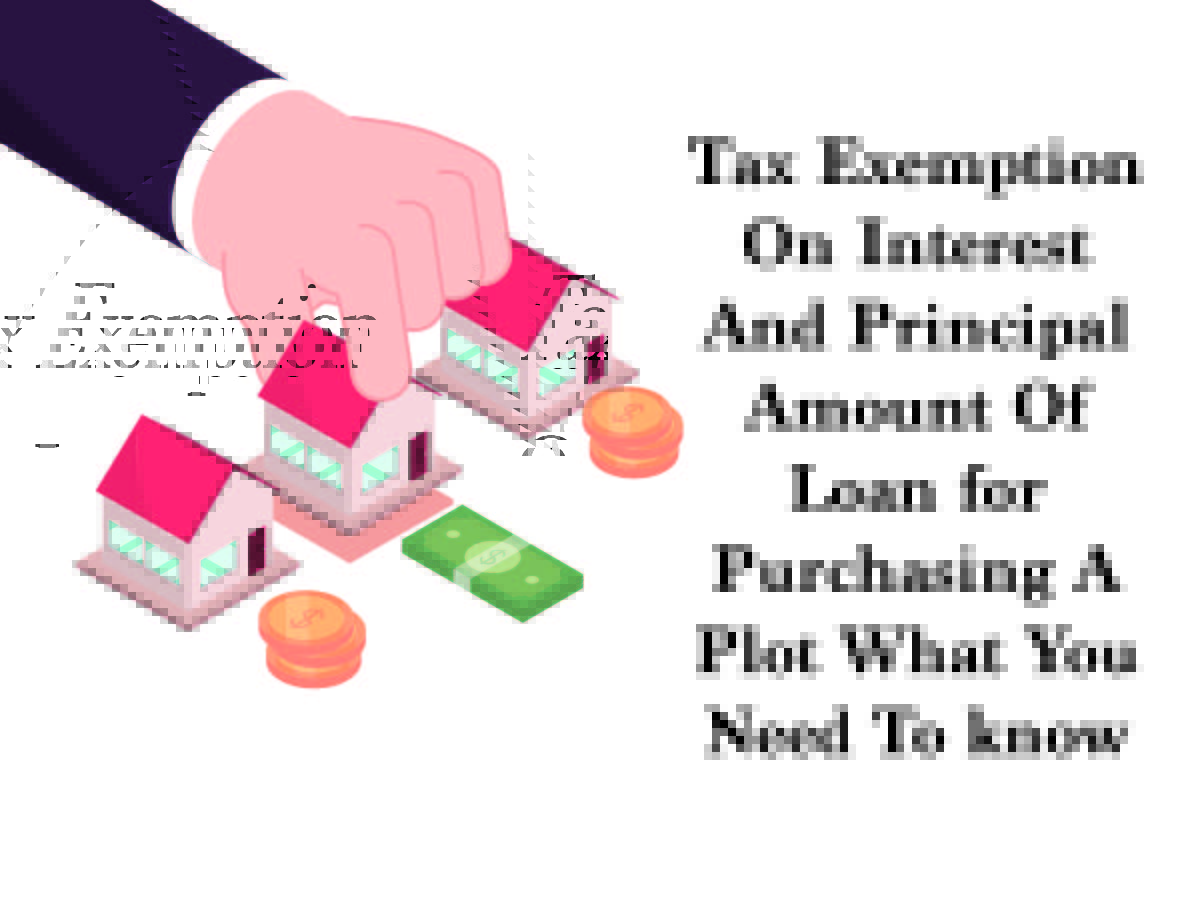 Tax Exemption on Interest and Principal Amount of Loan for Purchasing a Plot: What You Need to Know